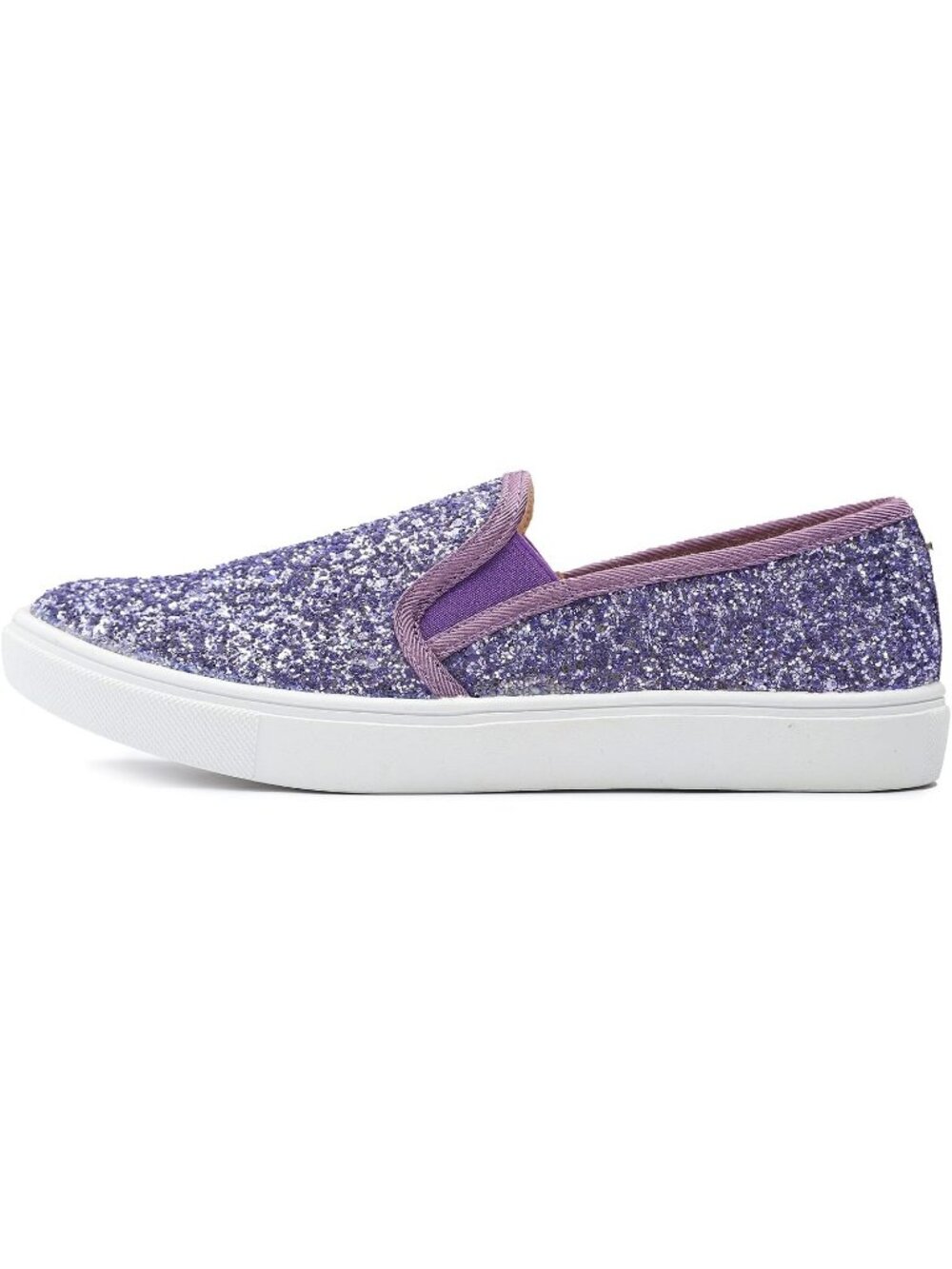 Women's Lavender Fashion Slip-on Casual Comfortable Round Toe Flat Loafers - Picture 2 of 6